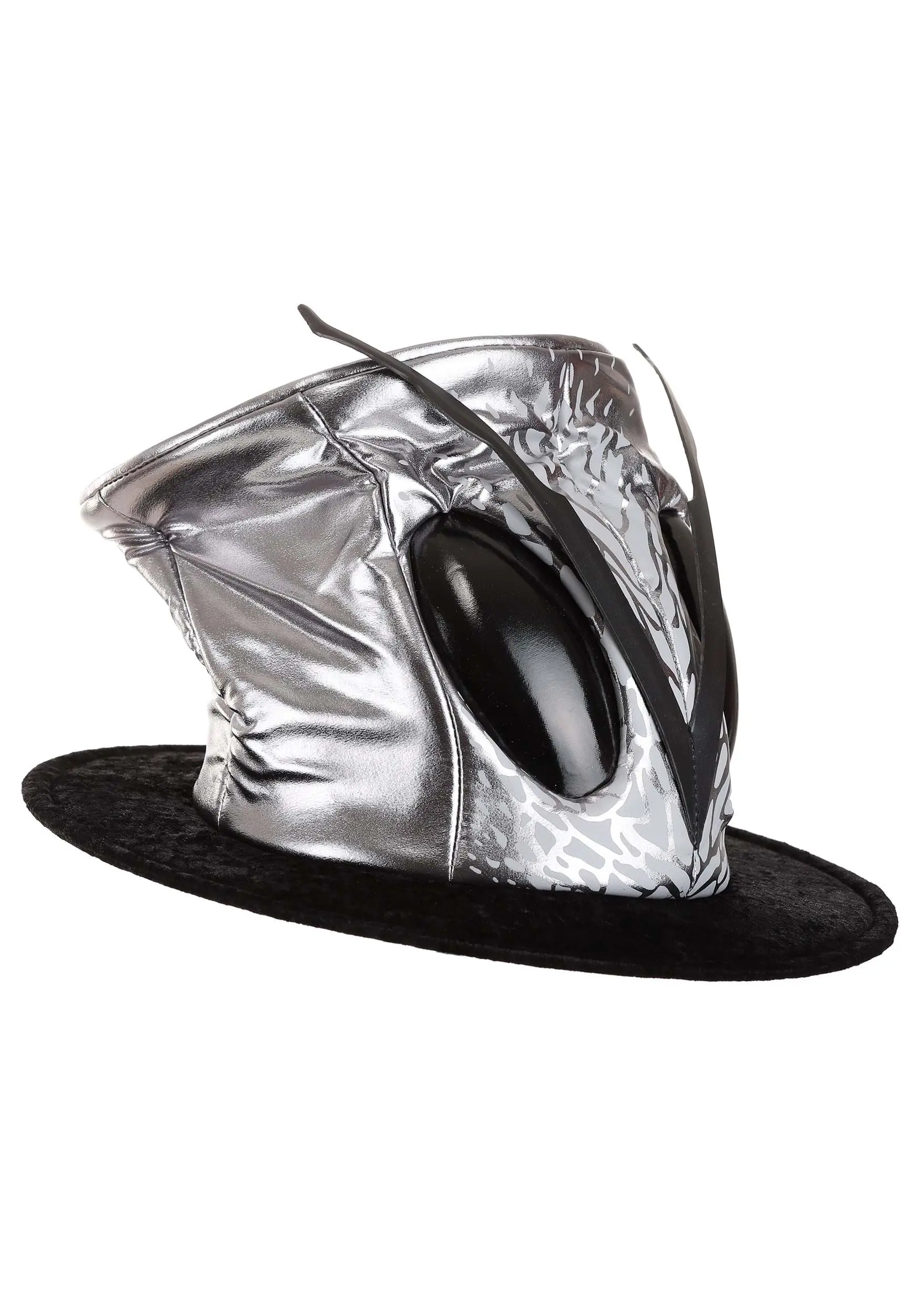 Elope Silver Ovo Top Hat For Adults 8 Elope Silver Ovo Top Hat For Adults - Image 6