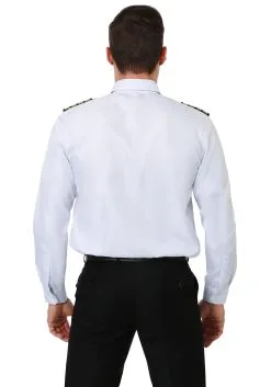 SR Trading Pilot Long Sleeve Shirt For Adults -Disney Costumes Sales adult pilot long sleeve shirt back