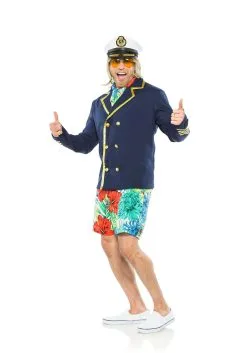 Seeing Red Captain Yachty Costume For Adults -Disney Costumes Sales adults captain yachty costume alt 2