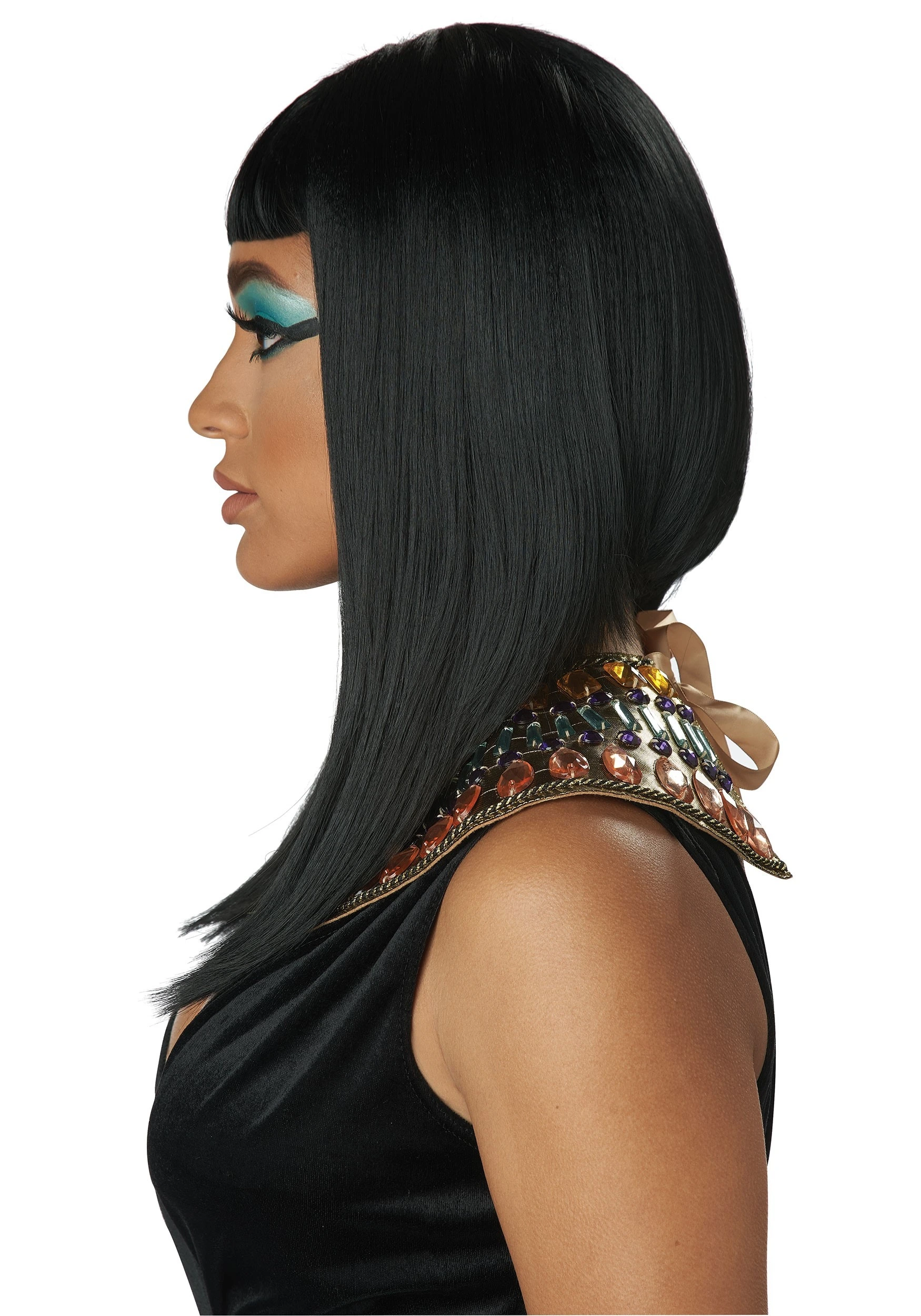 California Costume Collection Angular Egyptian Cut Wig 4 California Costume Collection Angular Egyptian Cut Wig - Image 2