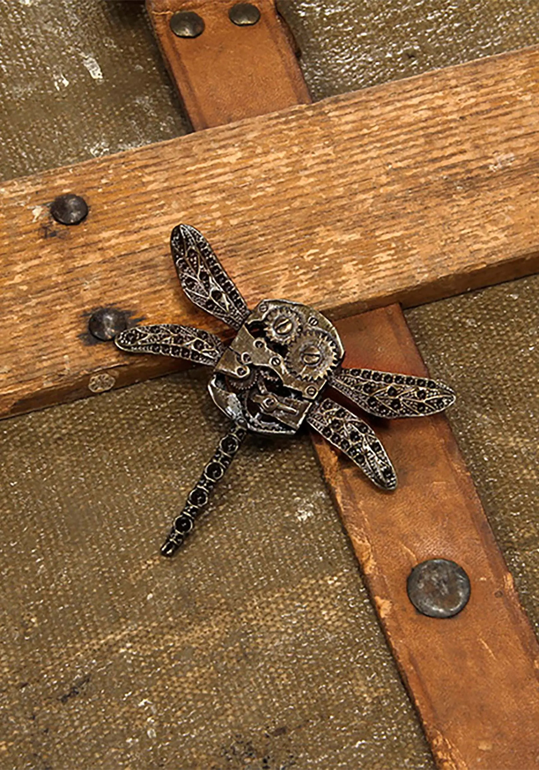Elope Antique Dragonfly Gear Steampunk Pin 3 Elope Antique Dragonfly Gear Steampunk Pin