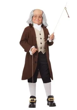 California Costume Collection Boys Benjamin Franklin Costume