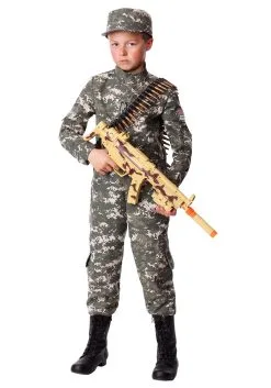 Fun Costumes Boy's Modern Combat Soldier Costume