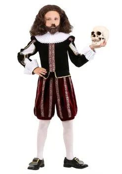 Fun Costumes Boy's William Shakespeare Costume