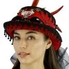 KBW Burgundy Steampunk Hat