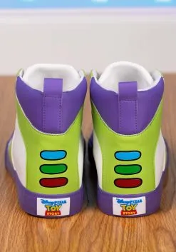 Ground Up Kid's Buzz Lightyear Youth High Top Shoes 14 Ground Up Kid's Buzz Lightyear Youth High Top Shoes -Disney Costumes Sales buzz lightyear youth high top shoes alt 3