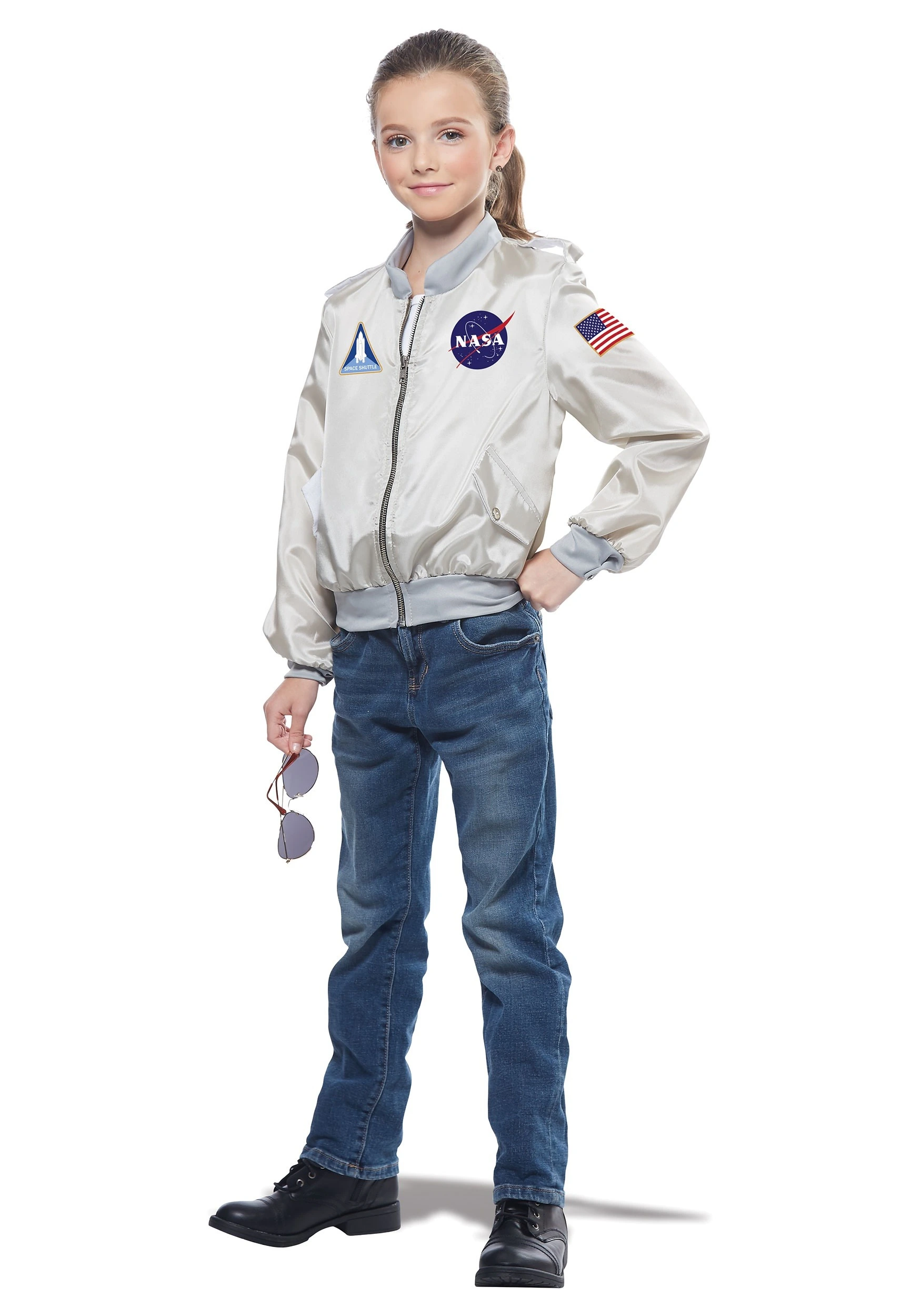 California Costume Collection Child's NASA Flight Jacket Costume 4 California Costume Collection Child's NASA Flight Jacket Costume - Image 2