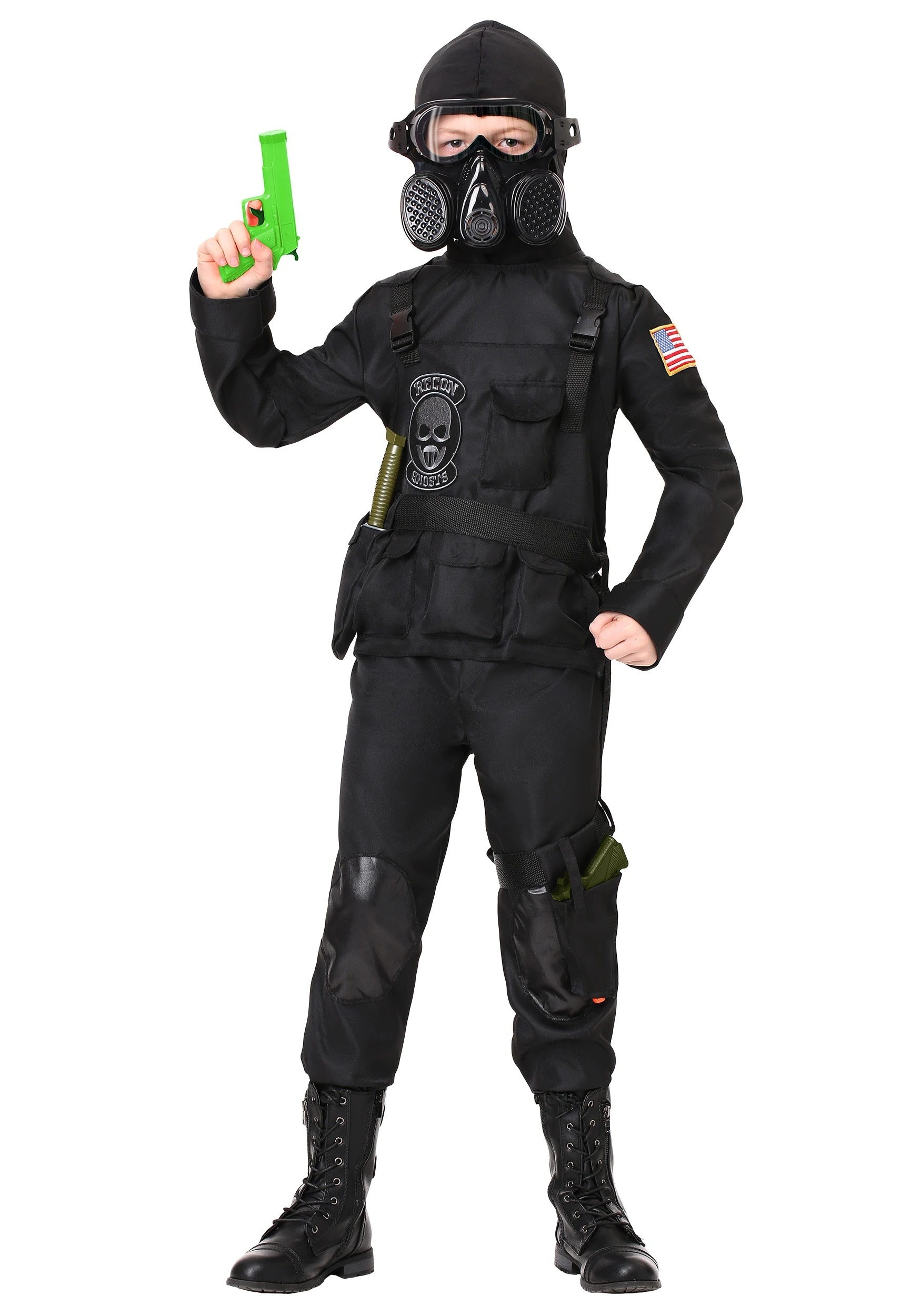 LF Products Pte. Ltd. Child Navy Seal Team 6 Costume 6 LF Products Pte. Ltd. Child Navy Seal Team 6 Costume - Image 4