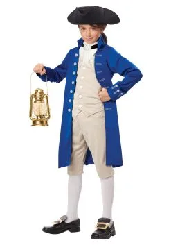 California Costume Collection Paul Revere Costume For Boys