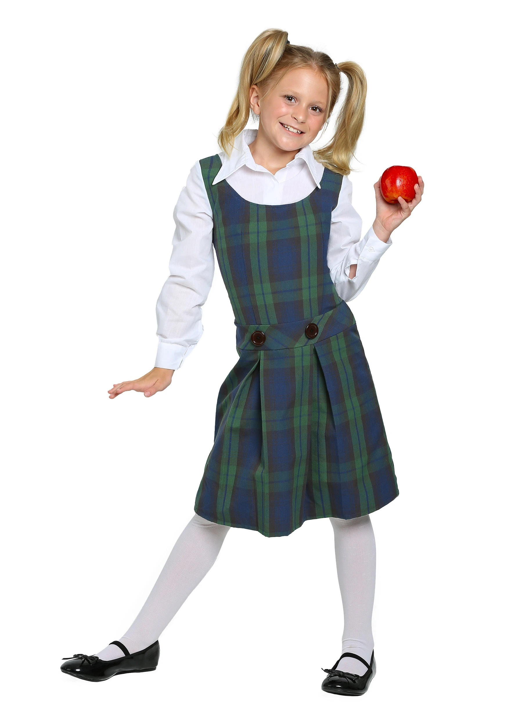 Hing Ting Child School Girl Costume Dress 3 Hing Ting Child School Girl Costume Dress