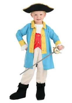 M&R TOY CO., LTD Toddler Colonial Captain Costume