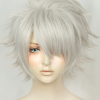 Grey 35cm Black Clover Asta Cosplay Wig - Version 2 -Disney Costumes Sales cos 027 01 5