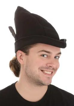 Yao Hats Peter Pan Disney Black Hat