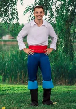 Disguise Limited Disney Prince Eric Deluxe Mens Costume -Disney Costumes Sales disney prince eric deluxe adult costume alt 1