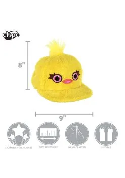 Elope Disney Ducky Toy Story Fuzzy Cap -Disney Costumes Sales ducky fuzzy cap alt 3