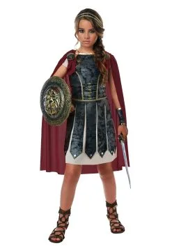 California Costume Collection Girls Fearless Gladiator Costume