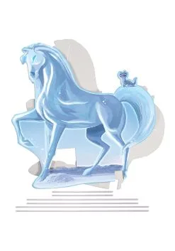 Disguise Adaptive Frozen Ice Nokk Wheelchair Cover Costume -Disney Costumes Sales frozen ice nokk adaptive wheelchair cover alt 1