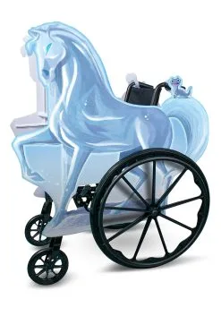 Disguise Adaptive Frozen Ice Nokk Wheelchair Cover Costume -Disney Costumes Sales frozen ice nokk adaptive wheelchair cover alt 3