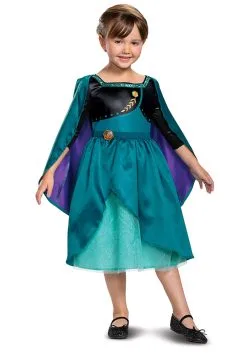 Disguise Frozen Queen Anna Classic Costume For Kids 7 Disguise Frozen Queen Anna Classic Costume For Kids -Disney Costumes Sales frozen queen anna classic kids costume alt 2