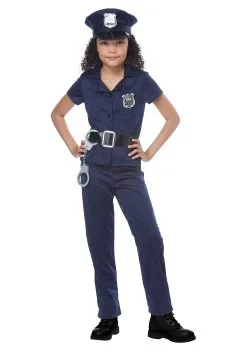 California Costume Collection Girls Cool Cop Costume