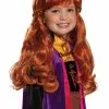 Disguise Frozen 2 Girl's Anna Wig -Disney Costumes Sales girls frozen 2 anna wig upd