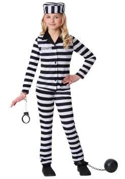 Fun Costumes Girl's Incarcerated Cutie Costume
