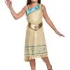Disguise Pocahontas Deluxe Costume For Girls