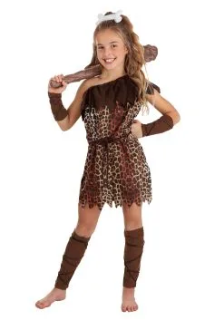 Fun Costumes Prehistoric Cave Girl's Costume