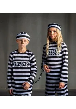 Fun Costumes Girl's Prisoner Costume -Disney Costumes Sales girls prisoner costume alt 2