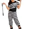 Fun Costumes Girls Striped Prisoner Costume -Disney Costumes Sales girls striped prisoner costume