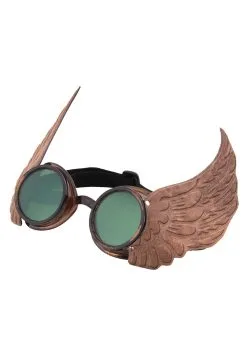 Elope Winged Goggles Gold -Disney Costumes Sales gold winged goggles alt 2