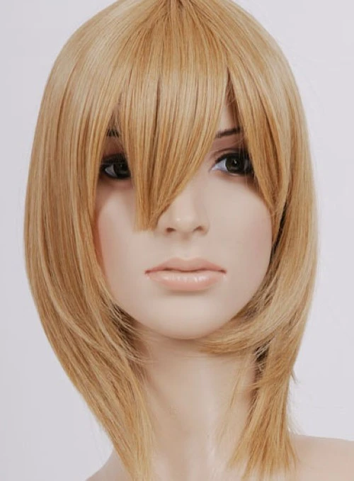 35cm Golden Flax Mixed Tonhou Project Mizuhashi Parsee Nylon Cosplay Wig 4 35cm Golden Flax Mixed Tonhou Project Mizuhashi Parsee Nylon Cosplay Wig - Image 2