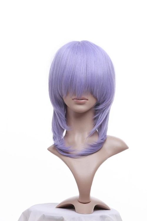 Purple 45cm Tonhou Project Kumoi Ichirin Nylon Cosplay Wig 4 Purple 45cm Tonhou Project Kumoi Ichirin Nylon Cosplay Wig - Image 2