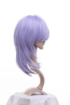 Purple 45cm Tonhou Project Kumoi Ichirin Nylon Cosplay Wig 8 Purple 45cm Tonhou Project Kumoi Ichirin Nylon Cosplay Wig -Disney Costumes Sales image 029a 2 1 2 4 1
