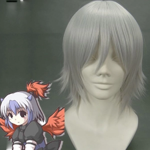 Silver 32cm Tonhou Project Tokiko Cosplay Wig 3 Silver 32cm Tonhou Project Tokiko Cosplay Wig