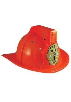Aeromax Jr. Fire Chief Light Up Helmet Costume Accessory
