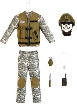 LF Products Pte. Ltd. Kids Camo Trooper Costume -Disney Costumes Sales kids camo trooper costume alt4