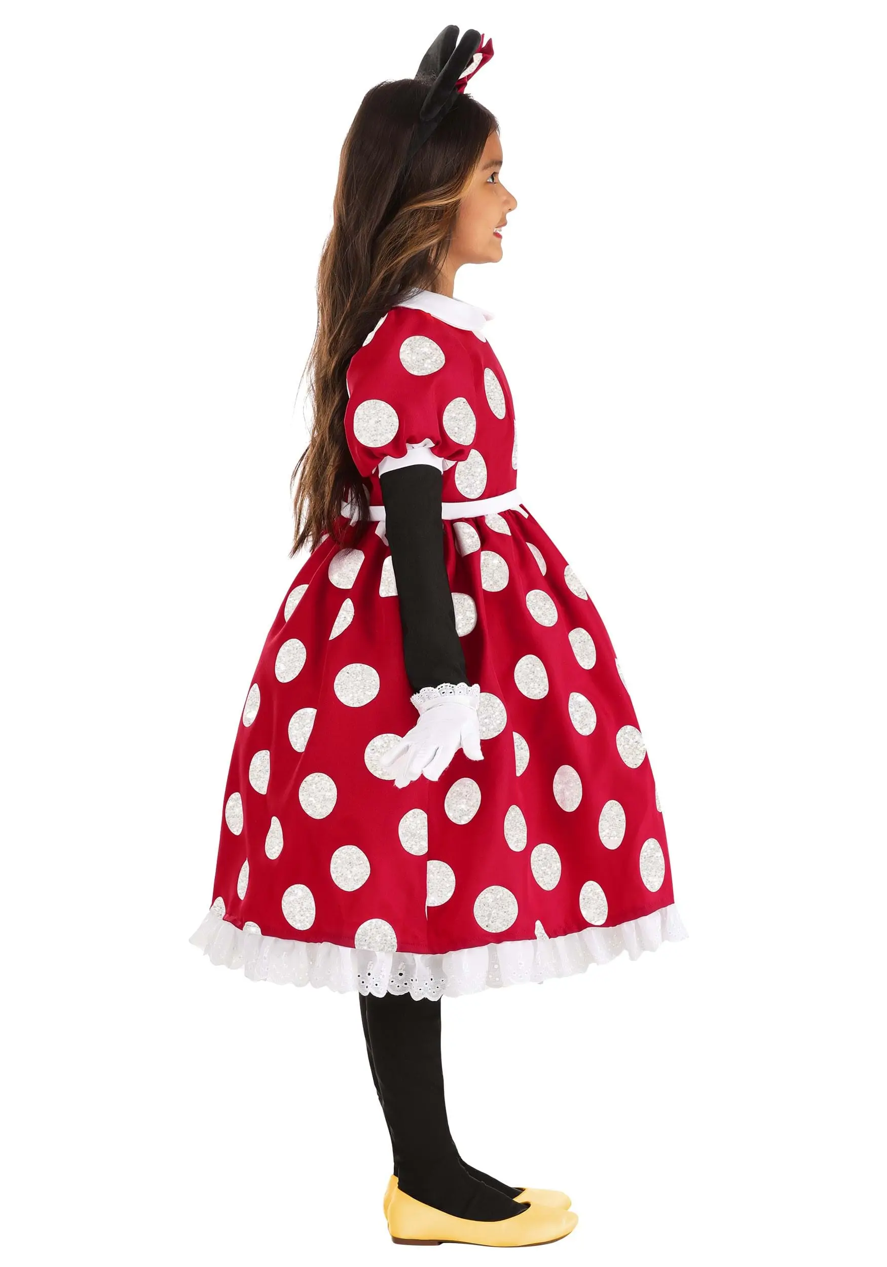 Fun Costumes Deluxe Disney Minnie Mouse Costume For Girls 7 Fun Costumes Deluxe Disney Minnie Mouse Costume For Girls - Image 5