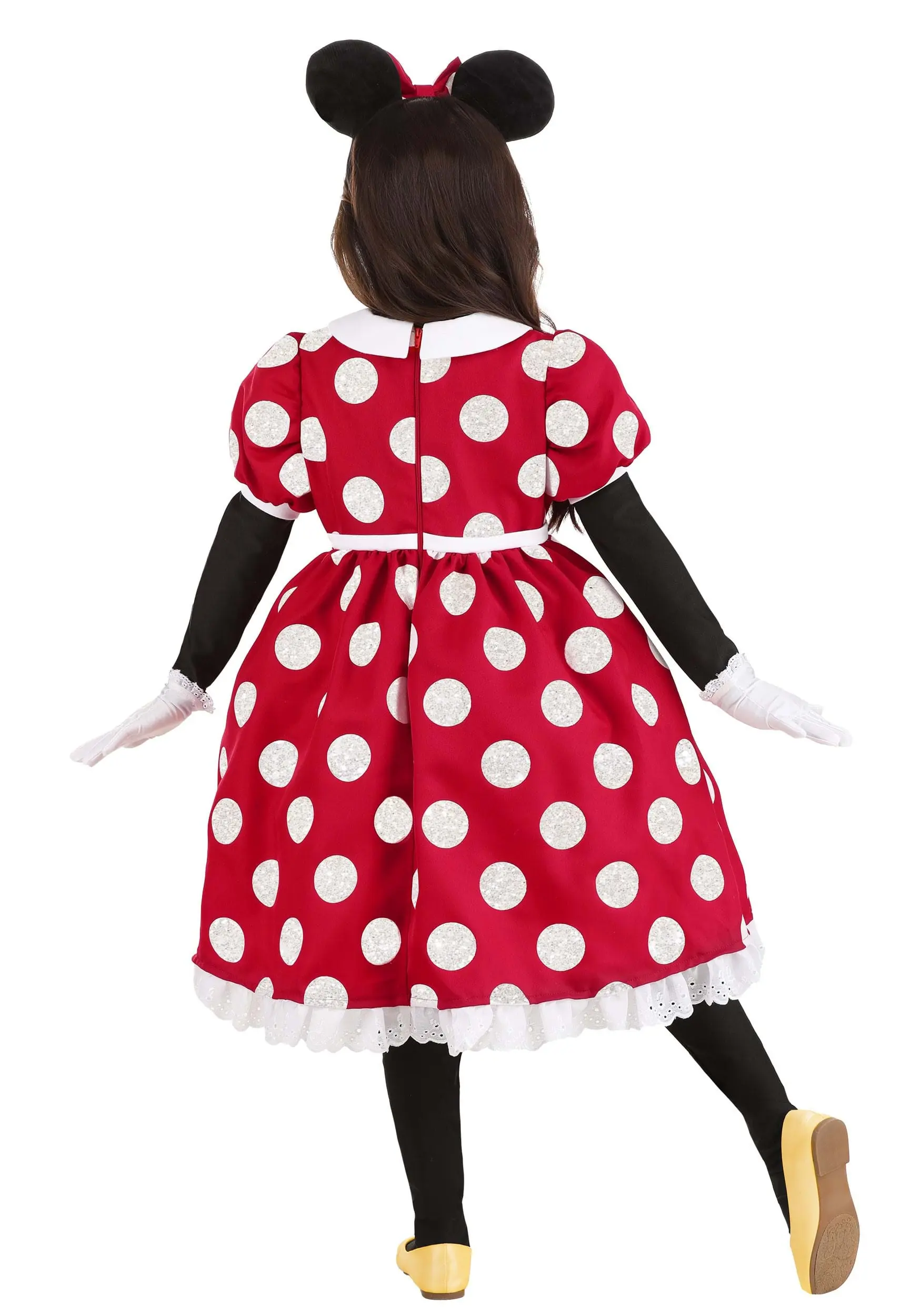 Fun Costumes Deluxe Disney Minnie Mouse Costume For Girls 8 Fun Costumes Deluxe Disney Minnie Mouse Costume For Girls - Image 6
