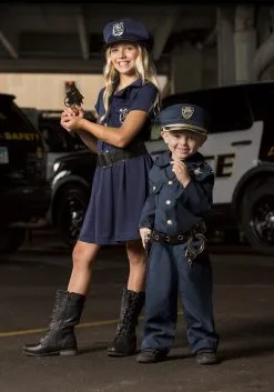 Dress Up America Child Deluxe Police Officer Costume 7 Dress Up America Child Deluxe Police Officer Costume -Disney Costumes Sales kids deluxe police uniform costume alt 2