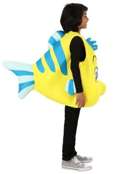 Fun Costumes Disney Flounder Costume For Kids -Disney Costumes Sales kids flounder costume alt 8
