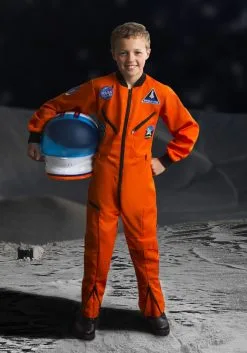 Fun Costumes Orange Astronaut Jumpsuit Kid's Costume 8 Fun Costumes Orange Astronaut Jumpsuit Kid's Costume -Disney Costumes Sales kids orange astronaut jumpsuit costume2