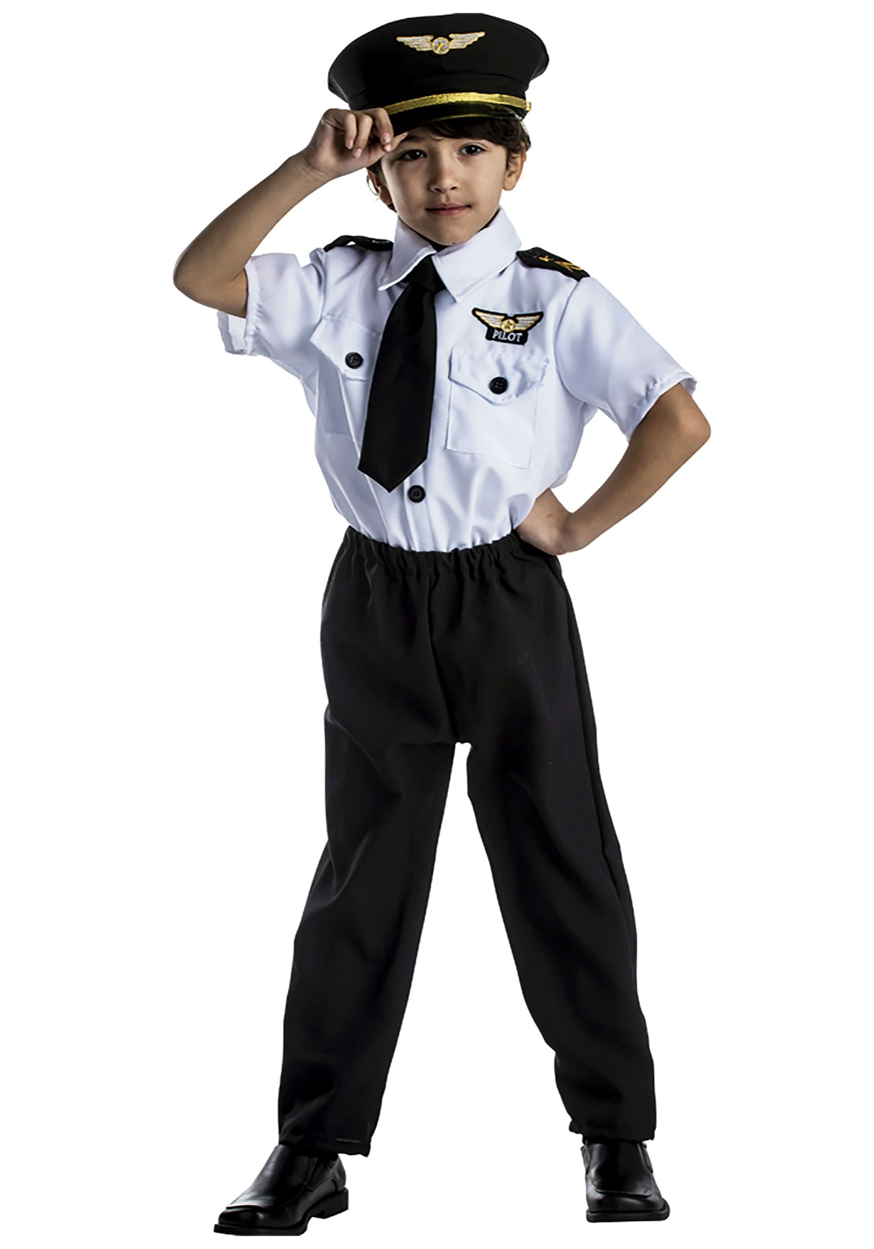 Dress Up America Child Young Pilot Costume 3 Dress Up America Child Young Pilot Costume