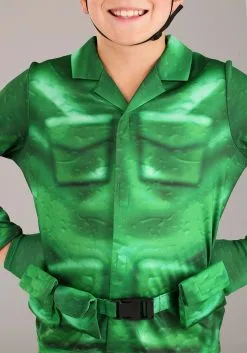 Fun Costumes Plastic Green Army Man Costume For Kid's 11 Fun Costumes Plastic Green Army Man Costume For Kid's -Disney Costumes Sales kids plastic army man costume alt 2