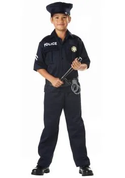 California Costume Collection Child Police Costume