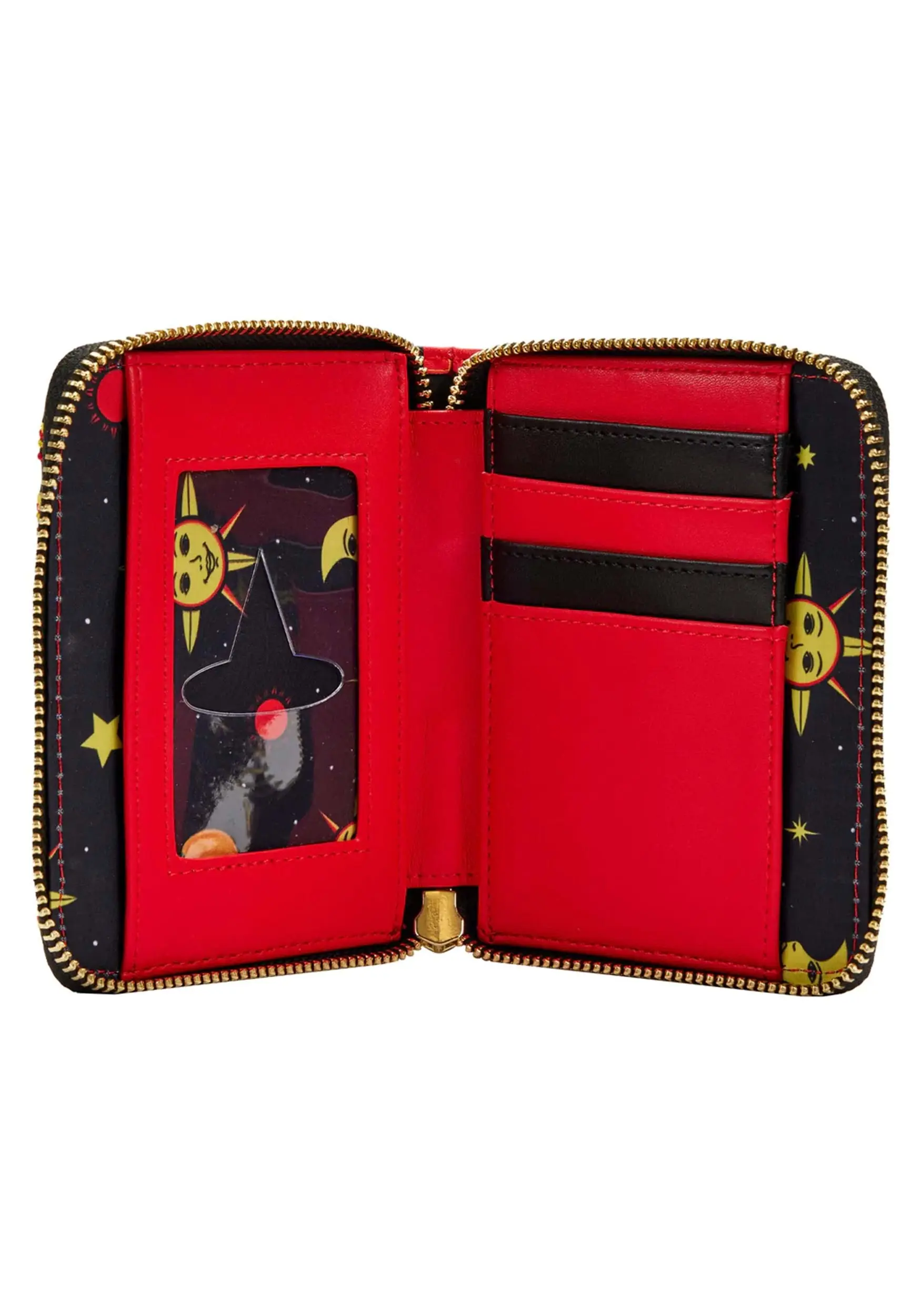 Loungefly Disney Hocus Pocus Dani Binx Ziparound Wallet 6 Loungefly Disney Hocus Pocus Dani Binx Ziparound Wallet - Image 4