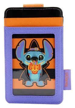 Loungefly Disney Lilo And Stitch Glow Halloween Candy Card Holder -Disney Costumes Sales loungefly disney stitch glow halloween card holder alt 2