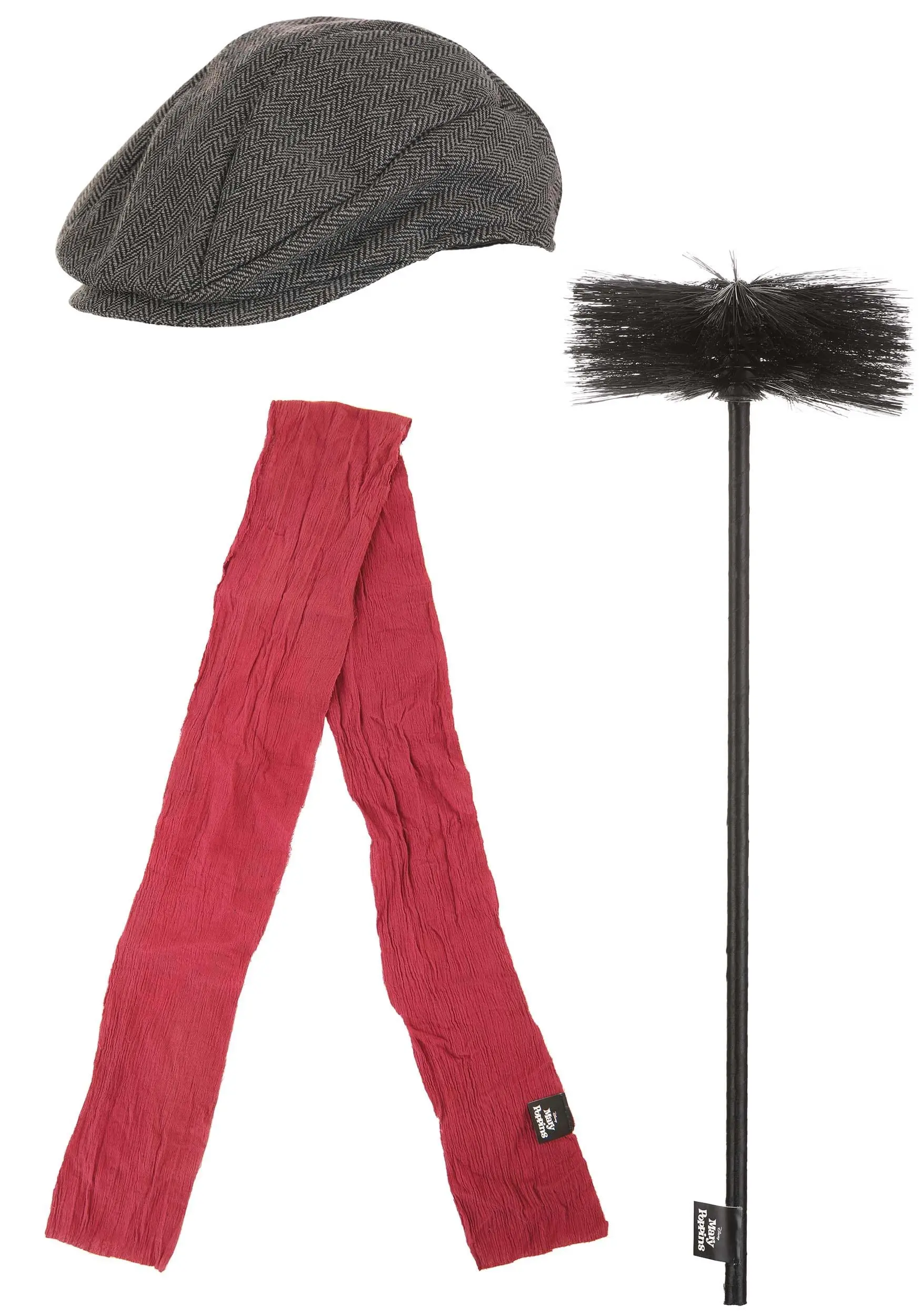 Yao Hats Mary Poppins Bert Hat, Scarf & Brush Accessory Kit 4 Yao Hats Mary Poppins Bert Hat, Scarf & Brush Accessory Kit - Image 2