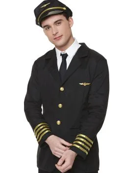 Karnival Costumes Mens Airline Pilot Costume 8 Karnival Costumes Mens Airline Pilot Costume -Disney Costumes Sales mens airline pilot costume alt 2