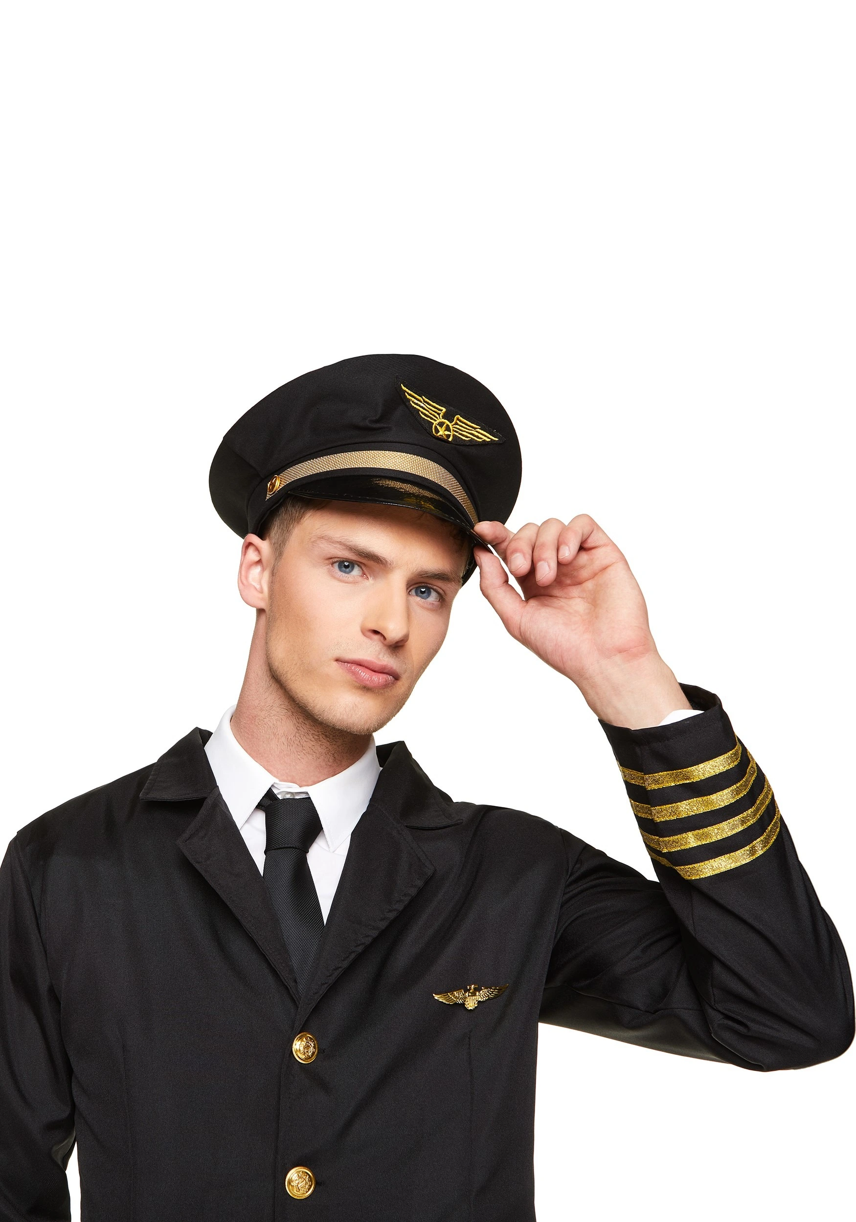 Karnival Costumes Mens Airline Pilot Costume 6 Karnival Costumes Mens Airline Pilot Costume - Image 4